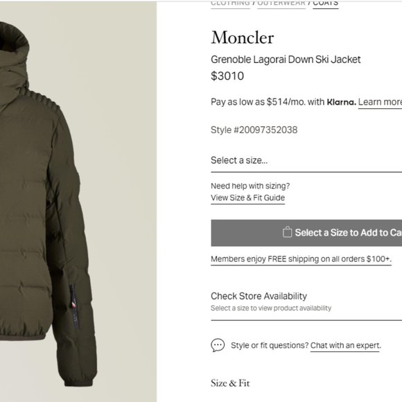 Moncler Grenoble Lagorai Down ski Jacket - Picture 2 of 2